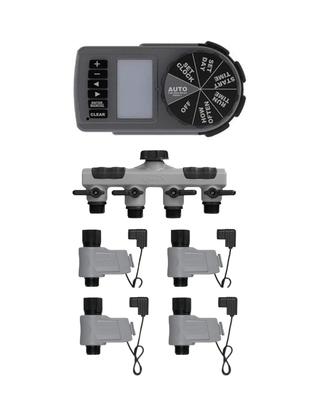 Temporizador Orbit de Irrigacao Automatico - 4 Saídas